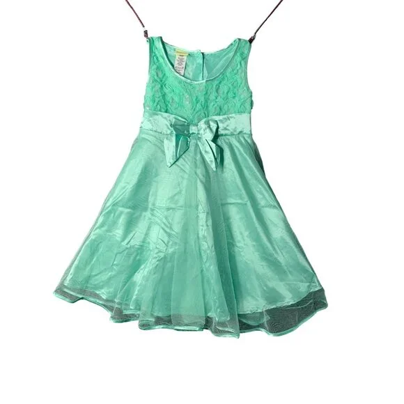 Holiday Editions | Dresses | Holiday Edition Girls Size 6 6x Mint Green  Sleeveless Formal Dress Tulle Bottom | Poshmark